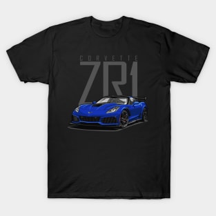 Chevy Corvette C7 ZR1 (Elkhart Blue) T-Shirt